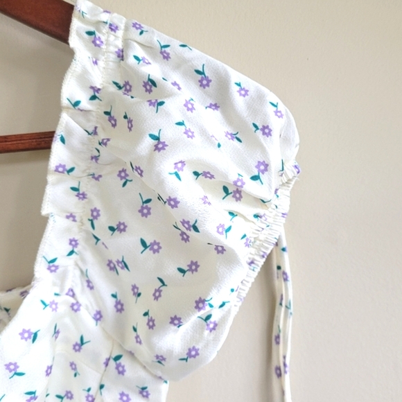 Princess Polly Floral Cropped Corset Top Small 2 - Picture 6 of 12